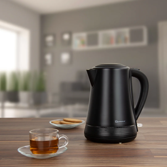 SQ Professional Eleganto 1.7L Electric Cordless Stainless Steel Jug Kettle