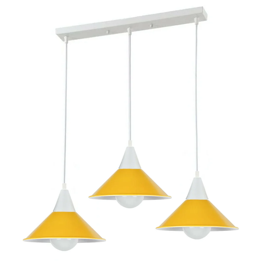 Whiting 3 - Light Kitchen Island Cone Pendant