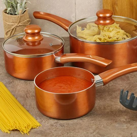 Urbn-Chef 4 Pieces Aluminum Non Stick Cookware Set