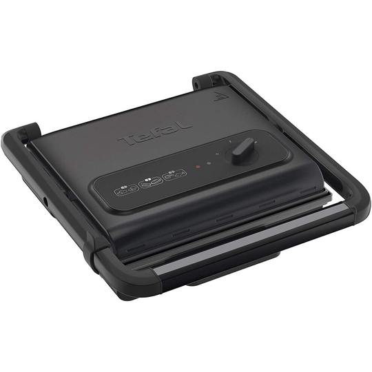 Tefal Multifunction Versatile Grill - Stainless Steel - Non-Stick Plates - Black