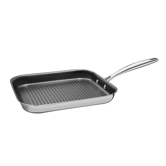 Tramontina Grano 3-PLY Stainless Steel Griddle Pan