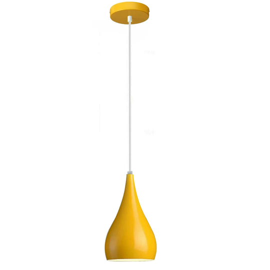 Pavon Vintage 1-light Teardrop Industrial PVC Ceiling Pendant Lights