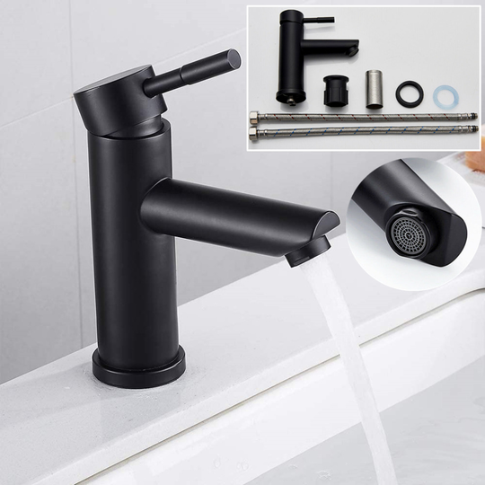 Basin Tap Sink Mixer Taps Single Lever Brass Cold and Hot Water Faucet