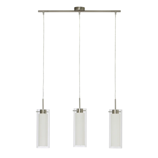 Double 3-Light LED Kitchen Island Pendant