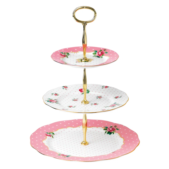 Cheeky Pink Three Tier Cake Stand Boxed