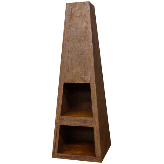 Headrick 118cm H x 40cm W Steel Outdoor Fireplace