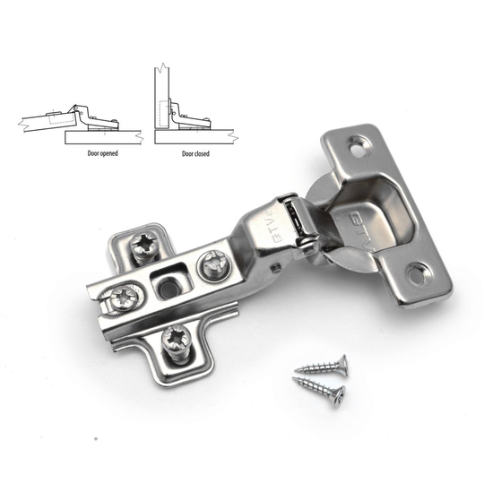 35mm KITCHEN CABINET CUPBOARD WARDROBE STANDARD HINGES FLUSH DOOR +EU