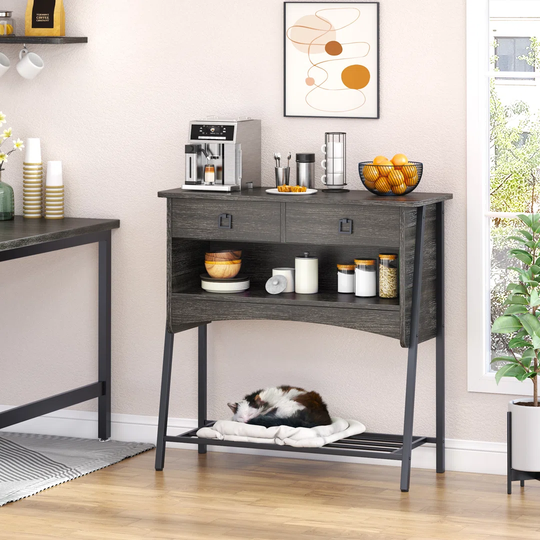 80 Cm Wide 2 Drawer Sideboard