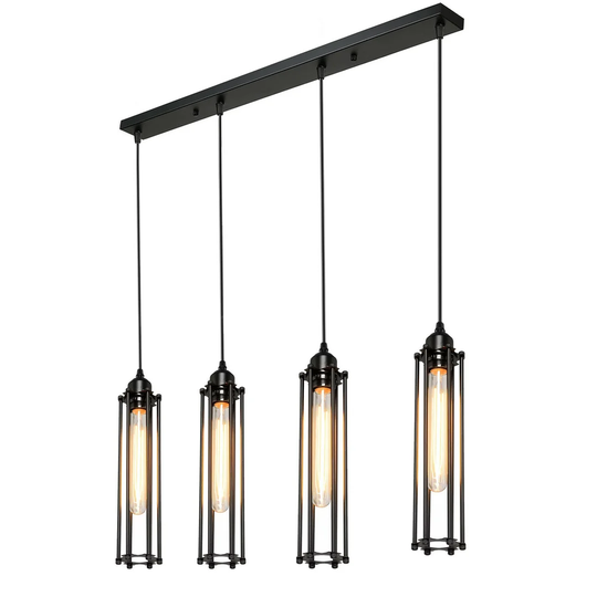 Gracelynn 4-Light Kitchen Island Cylinder Pendant
