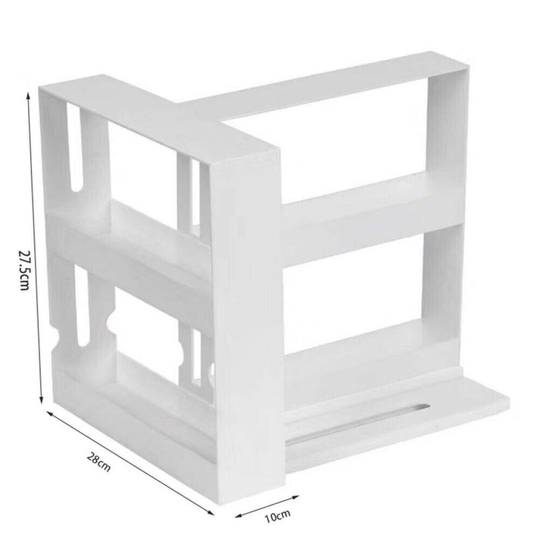 Kitchen Spice Organizer Rack Multi-Function Rotating Storage Shelf Slide Kitchen Cabinet Cupboard Organizer Kitchen Storage Rack