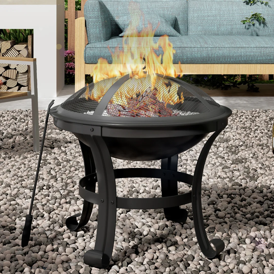 Maggiore 54Cm H x 56Cm W Steel Wood Burning Outdoor Fire Pit