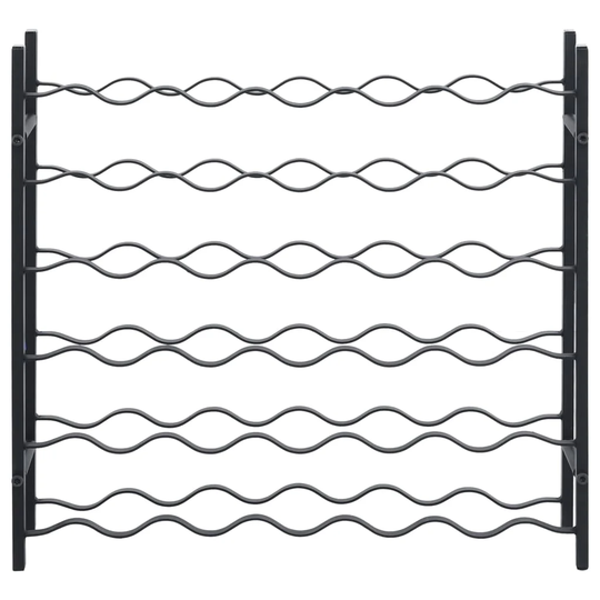 Elfa 36 Bottle Wall Mounted Wine Bottle Rack in Black