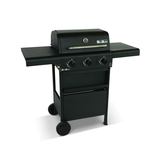 Alice's Garden 3 - Burner Free Standing Liquid Propane Gas Grill and Cabinet