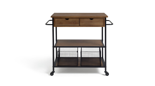Habitat Metal and Wood Kitchen Trolley