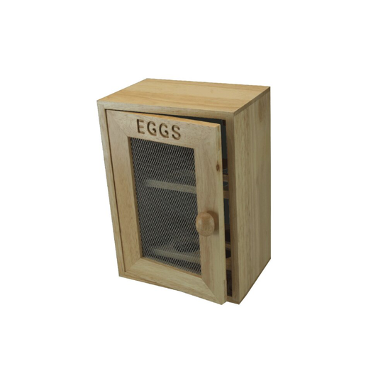 Kitchen Wall Mounted Egg Holder Cabinet Mesh Front Window Cupboard Storage Rack