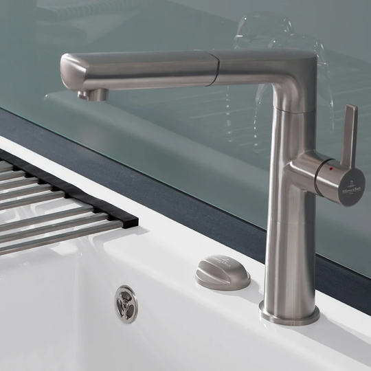 Single Handle Deck Mounted Kitchen Sink Mixer