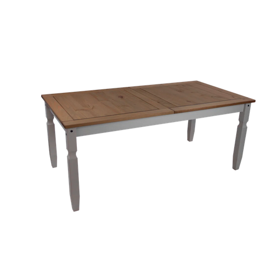 Corona Grey Wax 6'' Dining Table