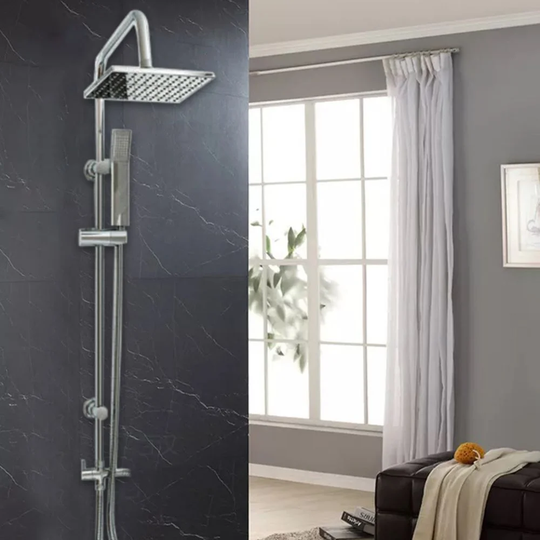 Mixer Shower Faucet With Dual Shower Head