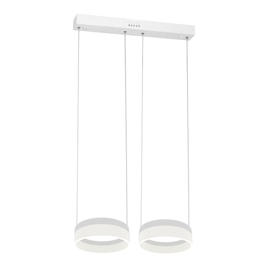 Vibbert 2-Light Kitchen Island Geometric LED Pendant