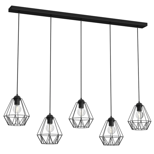 Adrastus 5-Light Kitchen Island Geometric Pendant