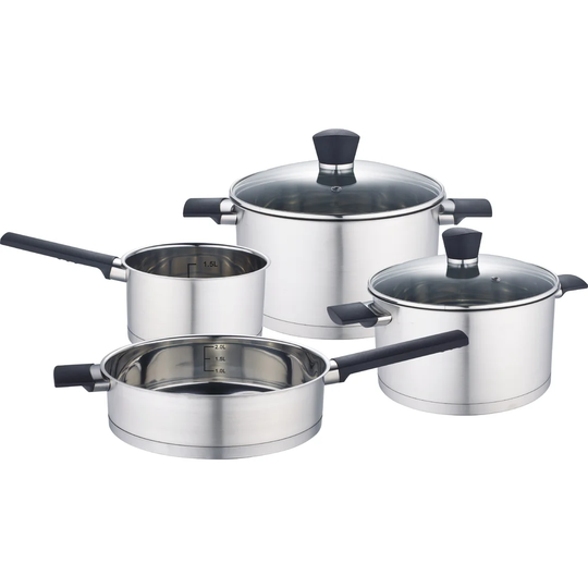 Symple Stuff Tavira 6 Piece Stainless Steel Non Stick Cookware Set