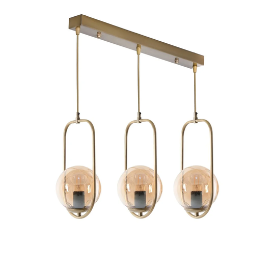 Beauman 3 - Light Kitchen Island Geometric Pendant