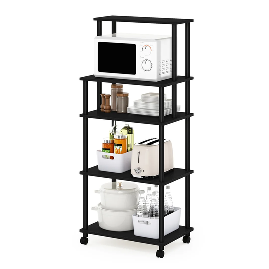 59.4 Cm Kitchen Trolley with Locking Wheels