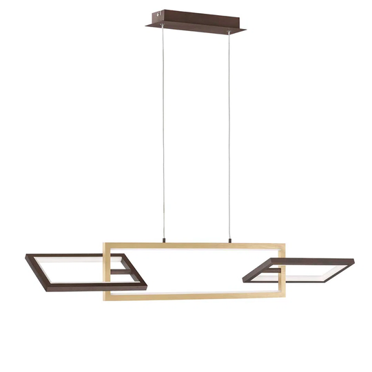 Jurado 3-Light Kitchen Island Square/Rectangle LED Pendant