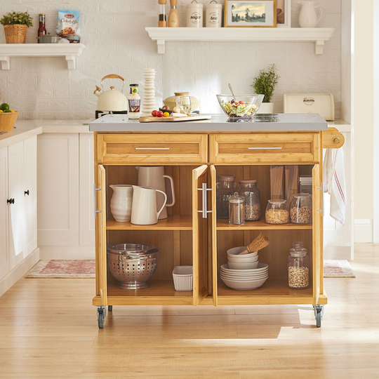 SoBuy® FKW69-N, Kitchen Storage Trolley Kitchen Cabinet Kitchen Island