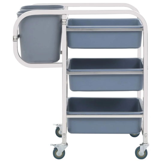 Plastic Containers Kitchen Trolley
