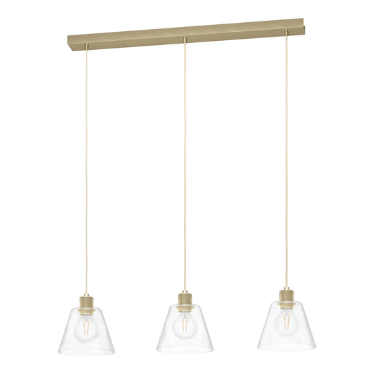 Leamont 3-Light Kitchen Island Cone Pendant