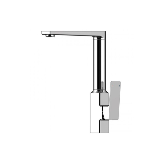 RAK Square Kitchen Sink Mixer Tap - Side Lever