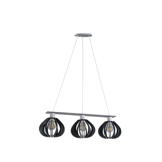 Palmyra 3- Light Kitchen Island Geometric Pendant