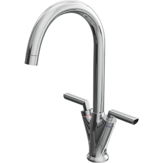 Adlai Twin Lever Monobloc Tap