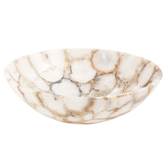 Braydon Stone Circular 440mm Countertop Basin