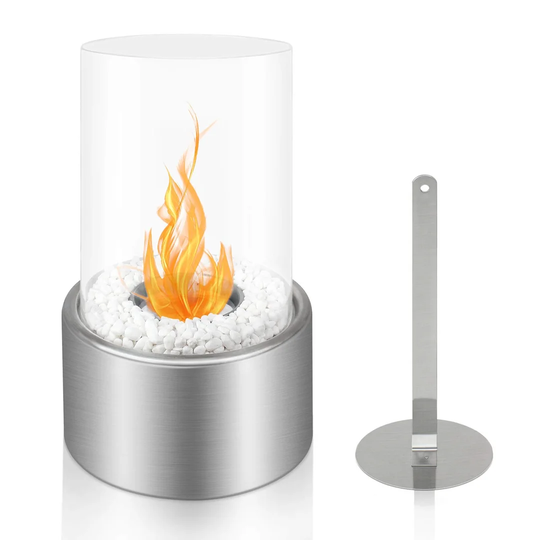 Bio-Ethanol Outdoor Tabletop Fireplace Fireplace with Flame Guard