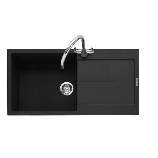 Canis 100cm x 50cm Single Bowl Inset Kitchen Sink