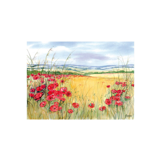 Tuftop Large Textured Worktop Saver Poppies 50 x 40cm