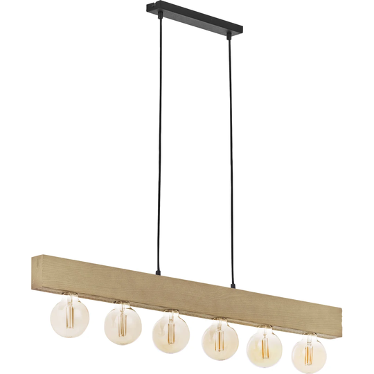 Hosea 6-Light Kitchen Island Globe Pendant