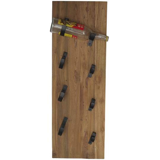 Marjo 4 Bottle Solid Wood Tabletop/Countertop Wine Bottle Rack in Nature