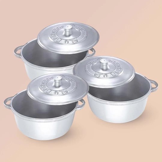 Set Of 3 - Dutch Pots Casserole Oven- 32 Cm