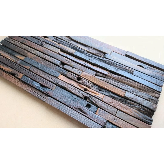 Harek 30 cm x 30 cm Wood Look Tile in Brown