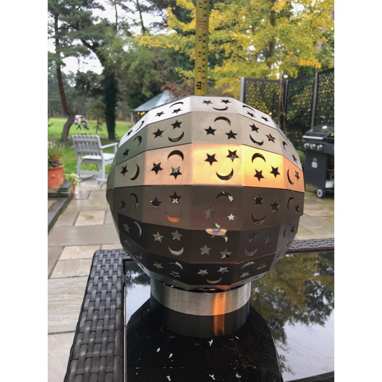 Mitzy 30Cm H x 30Cm W Stainless Steel Wood Burning Outdoor Fire Pit