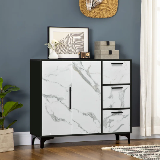 Korrey 90 Cm Wide 3 Drawer Sideboard