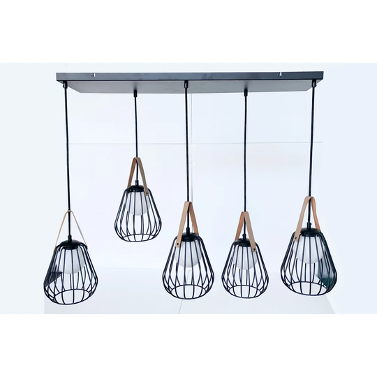 Beerman 5 - Light Kitchen Island Linear Pendant
