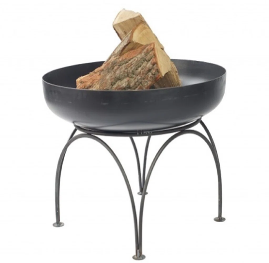 DINA Garden Brazier 70 Cm In Black Steel