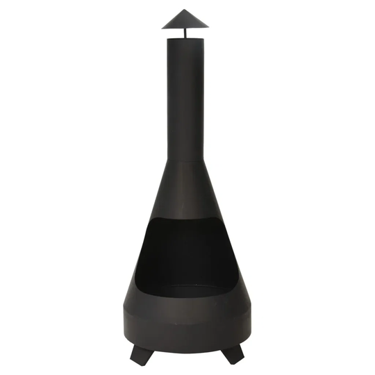 118Cm H Metal Outdoor Fireplace