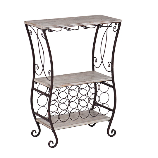 Andria 18 Bottle Floor Wine Rack