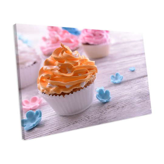 'Cupcake Baking Kitchen Cafe' Photograph on Canvas