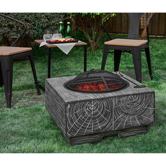 Absolon 60Cm H x 60Cm W Cast Iron Outdoor Fire Pit
